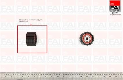 FAI AutoParts T9443 - Deflection / Guide Pulley, timing belt www.autospares.lv