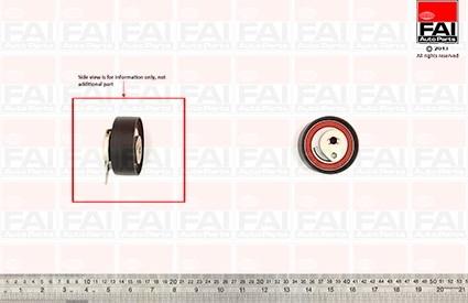 FAI AutoParts T9488 - Spriegotājrullītis, Gāzu sadales mehānisma piedziņas siksna www.autospares.lv