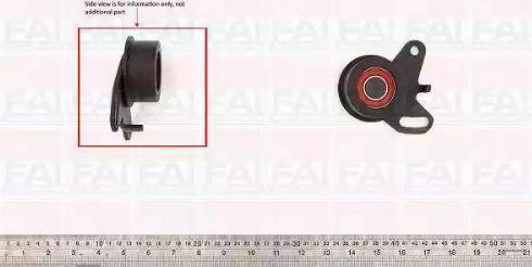 FAI AutoParts T9435 - Spriegotājrullītis, Gāzu sadales mehānisma piedziņas siksna www.autospares.lv