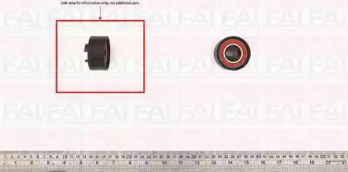 FAI AutoParts T9422 - Spriegotājrullītis, Gāzu sadales mehānisma piedziņas siksna www.autospares.lv