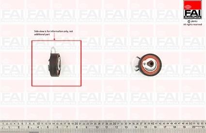 FAI AutoParts T9509 - Spriegotājrullītis, Gāzu sadales mehānisma piedziņas siksna www.autospares.lv