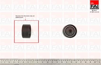 FAI AutoParts T9519 - Направляющий ролик, зубчатый ремень ГРМ www.autospares.lv