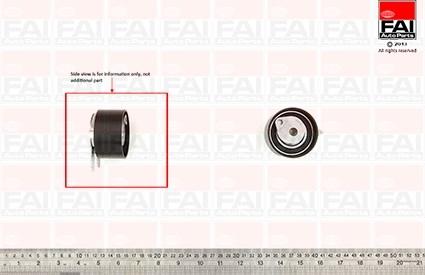 FAI AutoParts T9518 - Spriegotājrullītis, Gāzu sadales mehānisma piedziņas siksna www.autospares.lv