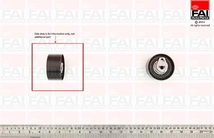 FAI AutoParts T9513 - Spriegotājrullītis, Gāzu sadales mehānisma piedziņas siksna www.autospares.lv