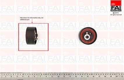 FAI AutoParts T9520 - Spriegotājrullītis, Gāzu sadales mehānisma piedziņas siksna www.autospares.lv