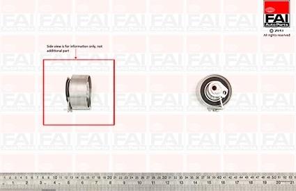 FAI AutoParts T9573 - Tensioner Pulley, timing belt www.autospares.lv