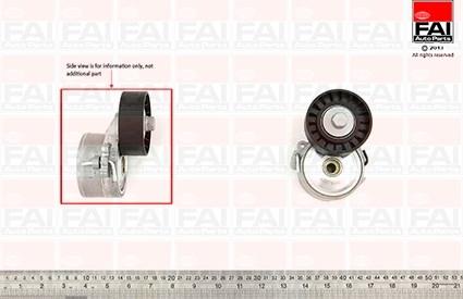 FAI AutoParts T9606 - Натяжитель, поликлиновый ремень www.autospares.lv