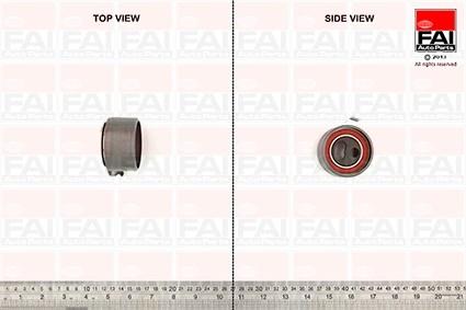 FAI AutoParts T9837 - Spriegotājrullītis, Gāzu sadales mehānisma piedziņas siksna autospares.lv