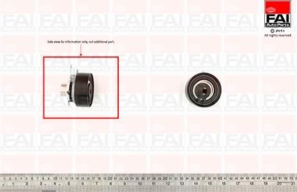 FAI AutoParts T9398 - Spriegotājrullītis, Gāzu sadales mehānisma piedziņas siksna autospares.lv