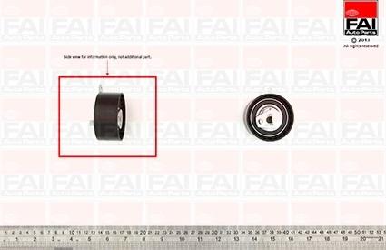 FAI AutoParts T9397 - Spriegotājrullītis, Gāzu sadales mehānisma piedziņas siksna www.autospares.lv