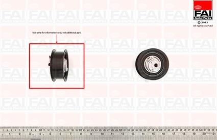 FAI AutoParts T9346 - Spriegotājrullītis, Gāzu sadales mehānisma piedziņas siksna autospares.lv