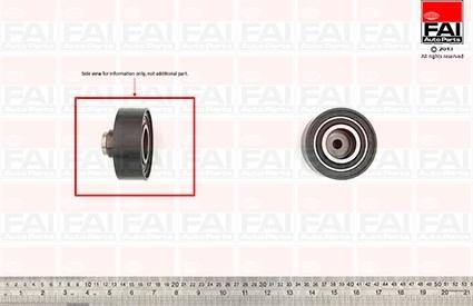 FAI AutoParts T9342 - Направляющий ролик, зубчатый ремень ГРМ www.autospares.lv