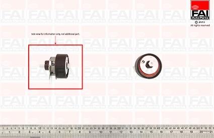 FAI AutoParts T9356 - Tensioner Pulley, timing belt www.autospares.lv