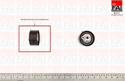 FAI AutoParts T9369 - Spriegotājrullītis, Gāzu sadales mehānisma piedziņas siksna autospares.lv