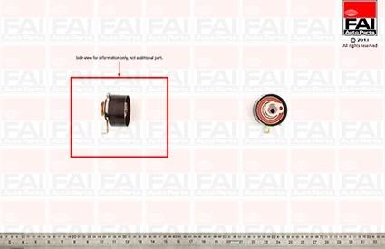 FAI AutoParts T9314 - Spriegotājrullītis, Gāzu sadales mehānisma piedziņas siksna autospares.lv