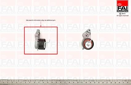 FAI AutoParts T9315 - Spriegotājrullītis, Gāzu sadales mehānisma piedziņas siksna www.autospares.lv