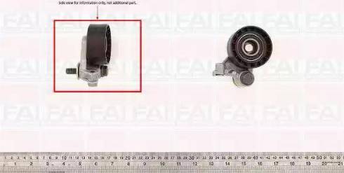 FAI AutoParts T9316 - Натяжной ролик, зубчатый ремень ГРМ www.autospares.lv