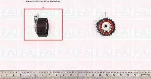 FAI AutoParts T9383 - Натяжной ролик, зубчатый ремень ГРМ www.autospares.lv