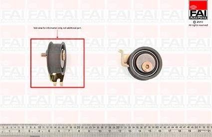 FAI AutoParts T9339 - Spriegotājrullītis, Gāzu sadales mehānisma piedziņas siksna autospares.lv