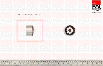 FAI AutoParts T9326 - Parazīt / Vadrullītis, Zobsiksna www.autospares.lv