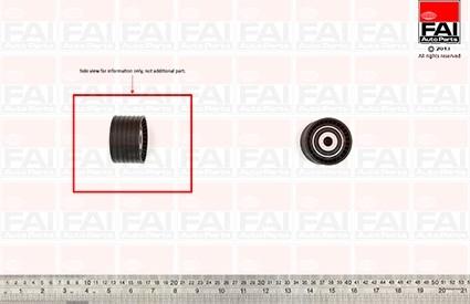 FAI AutoParts T9370 - Parazīt / Vadrullītis, Zobsiksna autospares.lv