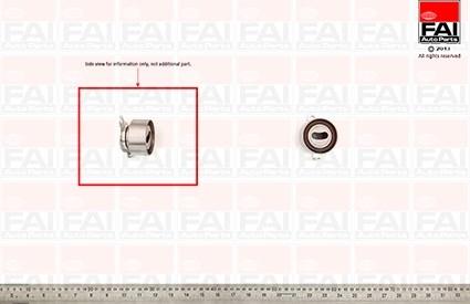 FAI AutoParts T9297 - Натяжной ролик, зубчатый ремень ГРМ www.autospares.lv