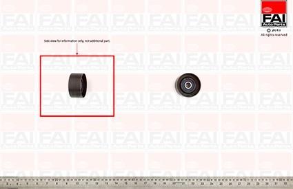 FAI AutoParts T9255 - Deflection / Guide Pulley, timing belt www.autospares.lv