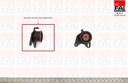 FAI AutoParts T9256 - Tensioner Pulley, timing belt www.autospares.lv