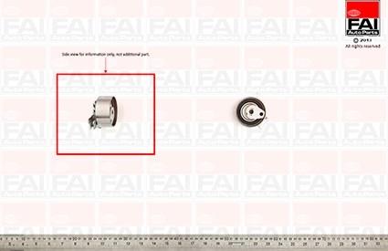 FAI AutoParts T9258 - Spriegotājrullītis, Gāzu sadales mehānisma piedziņas siksna autospares.lv