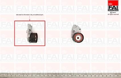 FAI AutoParts T9266 - Spriegotājrullītis, Gāzu sadales mehānisma piedziņas siksna autospares.lv