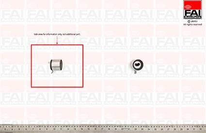 FAI AutoParts T9267 - Tensioner Pulley, timing belt www.autospares.lv