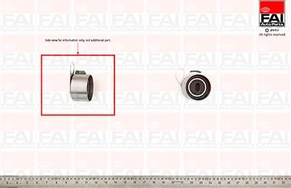 FAI AutoParts T9280 - Spriegotājrullītis, Gāzu sadales mehānisma piedziņas siksna www.autospares.lv