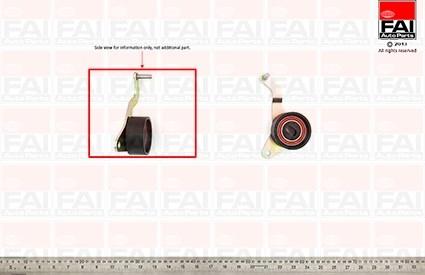 FAI AutoParts T9283 - Spriegotājrullītis, Gāzu sadales mehānisma piedziņas siksna autospares.lv