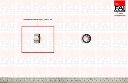 FAI AutoParts T9276 - Натяжной ролик, зубчатый ремень ГРМ www.autospares.lv