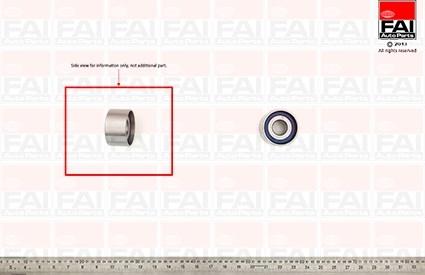 FAI AutoParts T9278 - Spriegotājrullītis, Gāzu sadales mehānisma piedziņas siksna www.autospares.lv