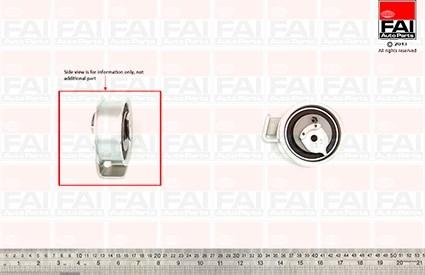 FAI AutoParts T9774 - Натяжной ролик, зубчатый ремень ГРМ www.autospares.lv