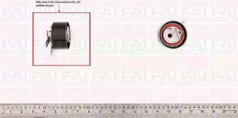 FAI AutoParts T9776 - Tensioner Pulley, timing belt www.autospares.lv