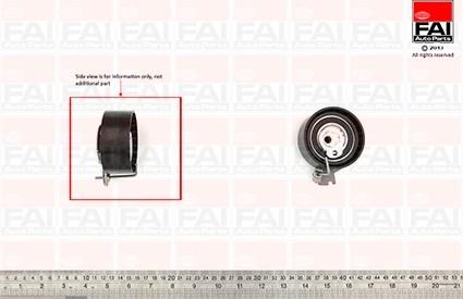 FAI AutoParts T9778 - Spriegotājrullītis, Gāzu sadales mehānisma piedziņas siksna autospares.lv