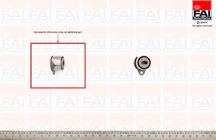 FAI AutoParts T6440 - Spriegotājrullītis, Gāzu sadales mehānisma piedziņas siksna www.autospares.lv