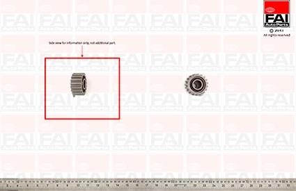 FAI AutoParts T6697 - Spriegotājrullītis, Gāzu sadales mehānisma piedziņas siksna autospares.lv