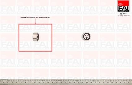 FAI AutoParts T6085 - Spriegotājrullītis, Gāzu sadales mehānisma piedziņas siksna autospares.lv