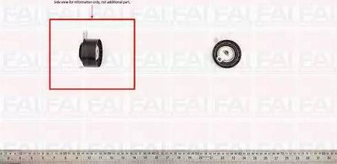 FAI AutoParts T1168 - Натяжной ролик, зубчатый ремень ГРМ www.autospares.lv