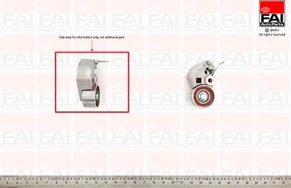 FAI AutoParts T1163 - Spriegotājrullītis, Gāzu sadales mehānisma piedziņas siksna www.autospares.lv