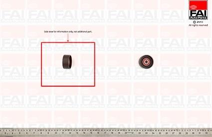 FAI AutoParts T1264 - Parazīt / Vadrullītis, Zobsiksna autospares.lv