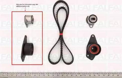 FAI AutoParts TBK93 - Zobsiksnas komplekts www.autospares.lv