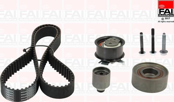 FAI AutoParts TBK455 - Комплект зубчатого ремня ГРМ www.autospares.lv