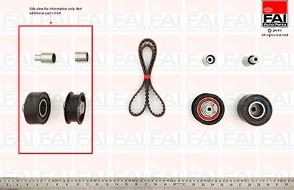 FAI AutoParts TBK416 - Zobsiksnas komplekts www.autospares.lv