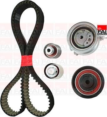 FAI AutoParts TBK486 - Комплект зубчатого ремня ГРМ www.autospares.lv