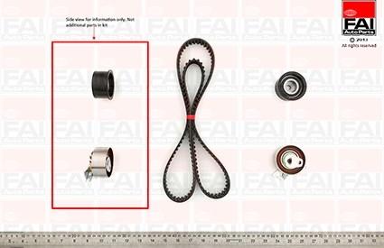 FAI AutoParts TBK435 - Zobsiksnas komplekts autospares.lv