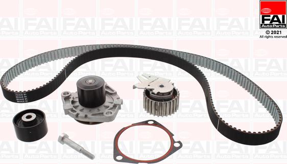 FAI AutoParts TBK433-6332 - Ūdenssūknis + Zobsiksnas komplekts autospares.lv